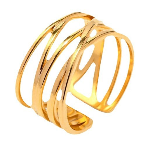 Women's Stylish Simple And Versatile Stainless Steel Ring