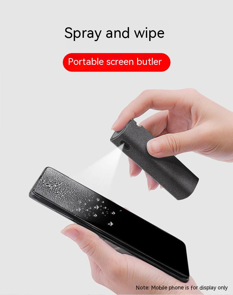 Screen Cleaner Integrated Spray Wipe