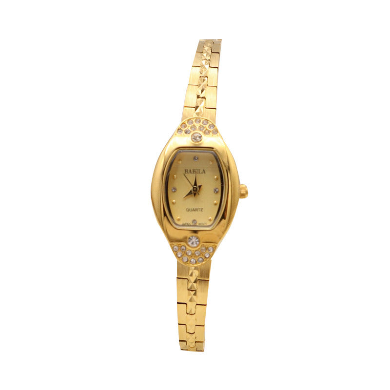 Women's Fashion Alluvial Gold Vintage Pineapple Pattern Watch