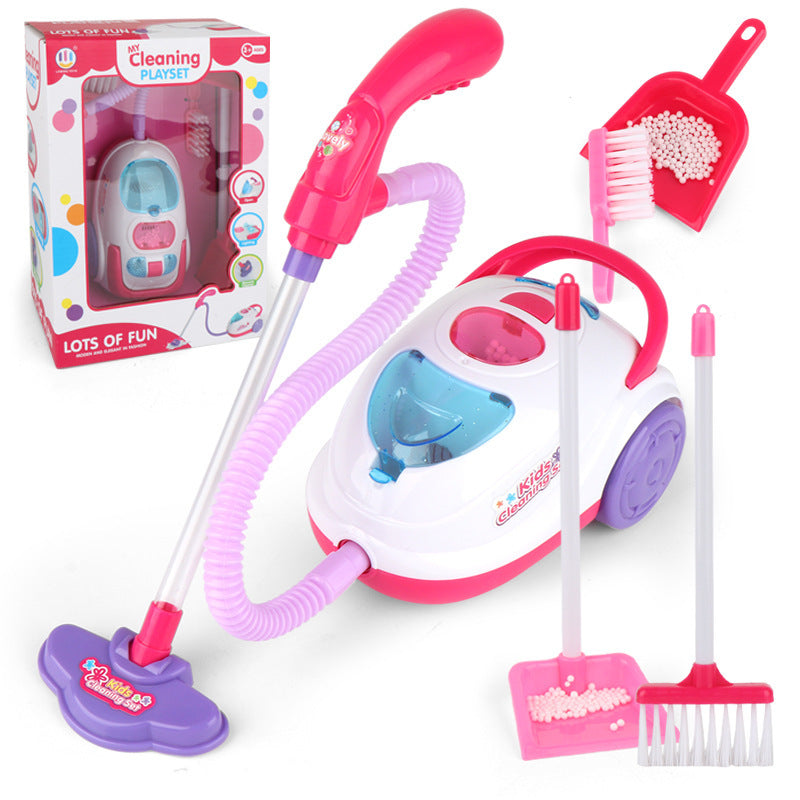 Girl Cleaning House Cleaning Simulation Vacuum Cleaner