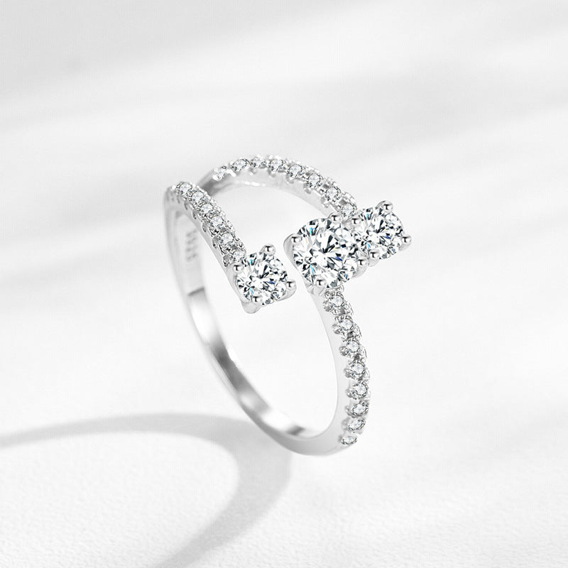 Fashion Silver Geometric Ring For Women