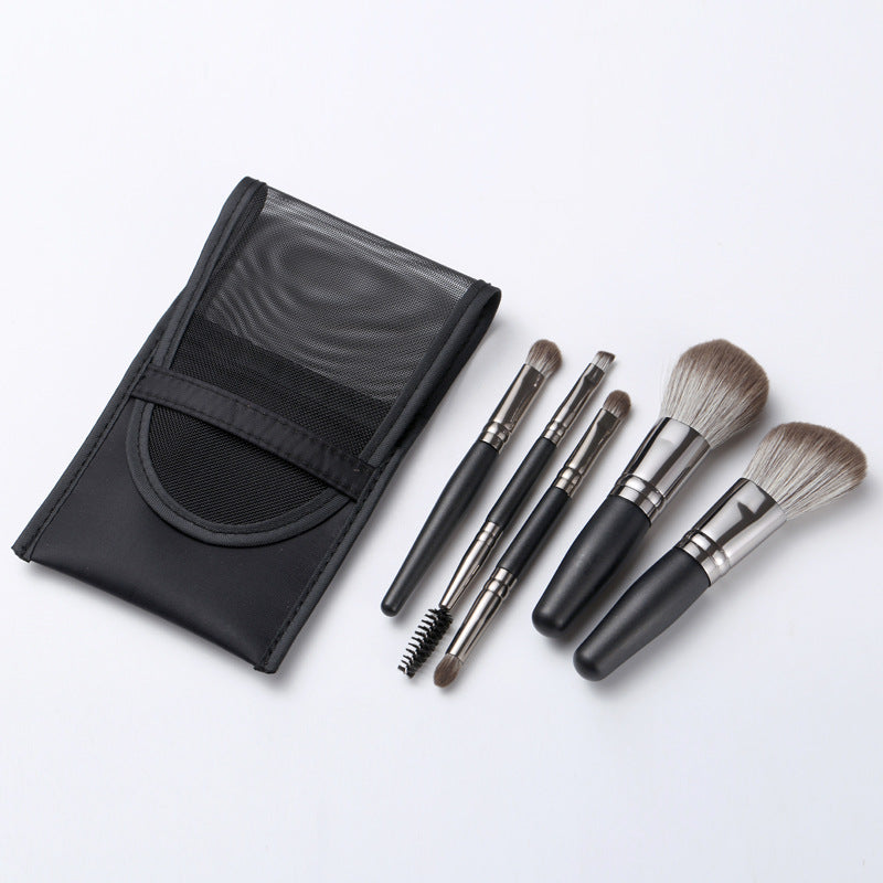 Makeup 5 PCs Mini-portable Suit Makeup Brush Tools