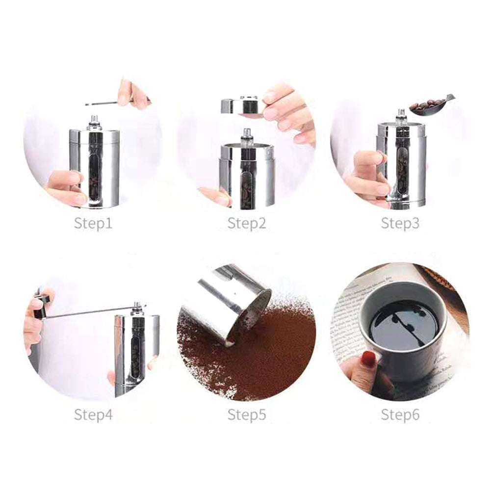 Mini hand coffee machine