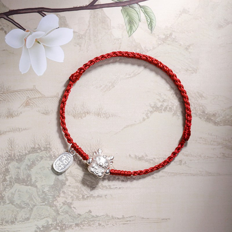 999 Zuyin Primordial Year Red Rope Bracelet