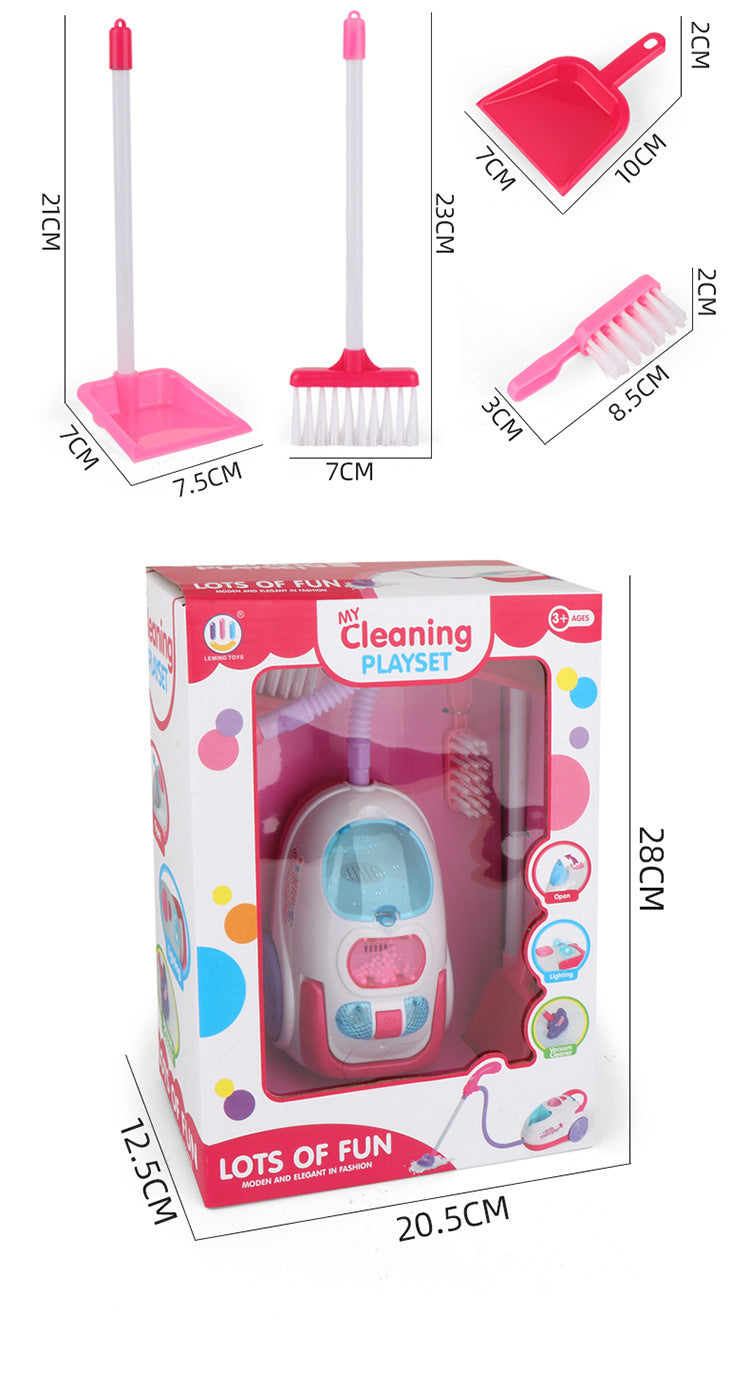 Girl Cleaning House Cleaning Simulation Vacuum Cleaner