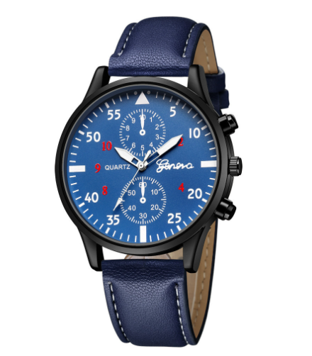Retro Design Leather Band Watches Men Top Brand Relogio Masculino NEW Mens Sports Clock Analog Quartz Wrist Watches