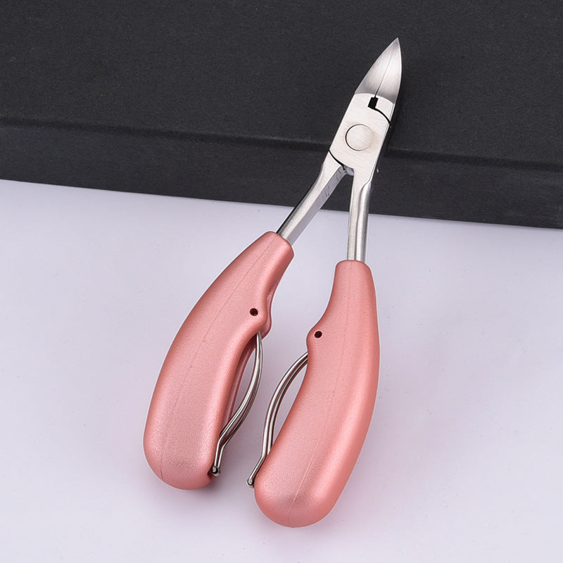 Dead Skin Scissors Stainless Steel Rubber And Plastic Handle Manicure Tools Nail Clippers Manicure Tools