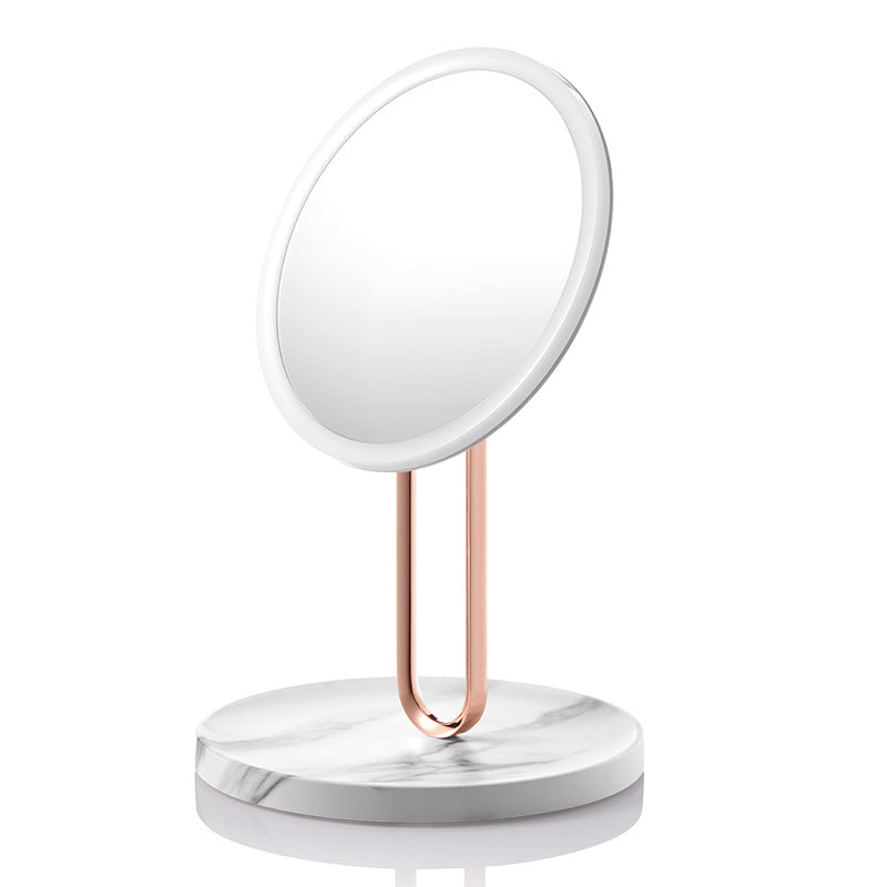 Feishe Resistant LED Ballet Makeup Mirror Three-color Fill Light Desktop Makeup Mirror Creative Gift 7x Beauty Makeup Mirror